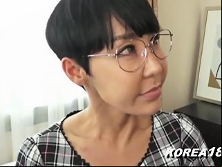 Ugly Korean Milf With Glasses In Japan